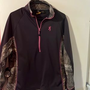 Browning 1/4 zip sweater.